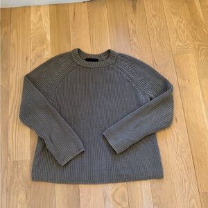 Jenni Kayne Women's Brown Crew Neck Sweater